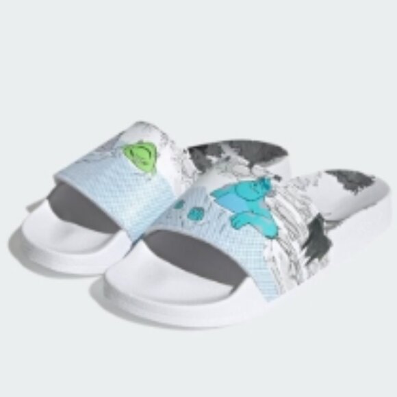 Adidas X Disney Pixar Monsters Inc Adilette Lite Slides Men's  6🆕📦⌚🏃💨⚡🚚 - Picture 1 of 11